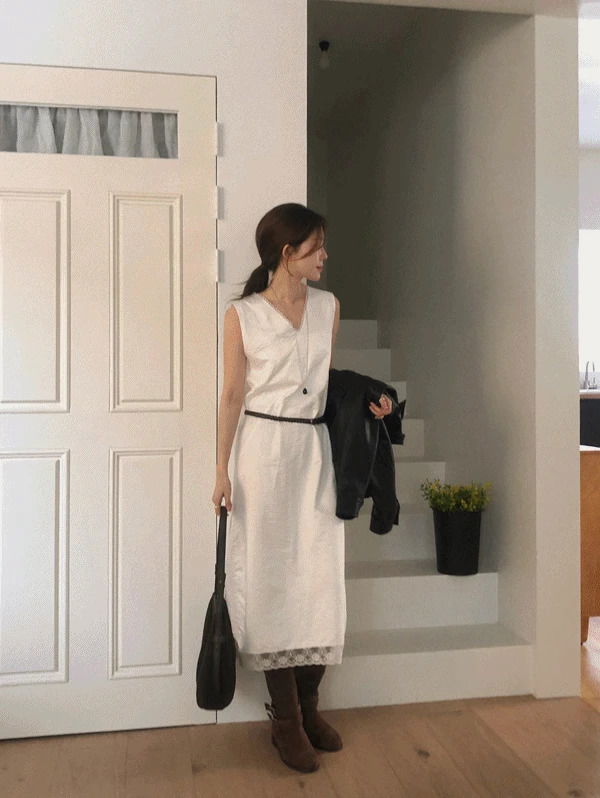 Reven Silky Layered Dress