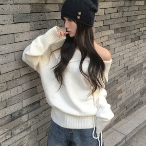 ルエストラップワンショルダーニット