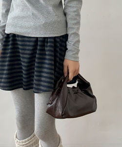 皮革編織風迷你托特包