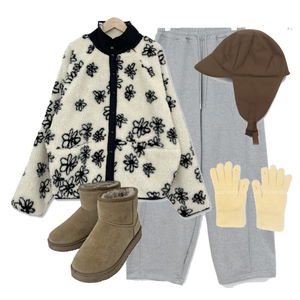 팬츠,집업&점퍼,부츠 코디