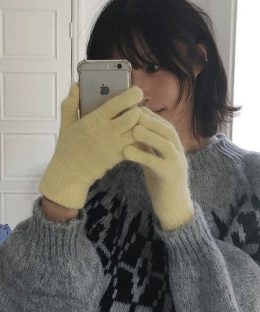 Hanhae Vivid Angora Gloves 配饰