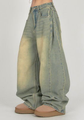 Side Folding Balloon Denim DE063