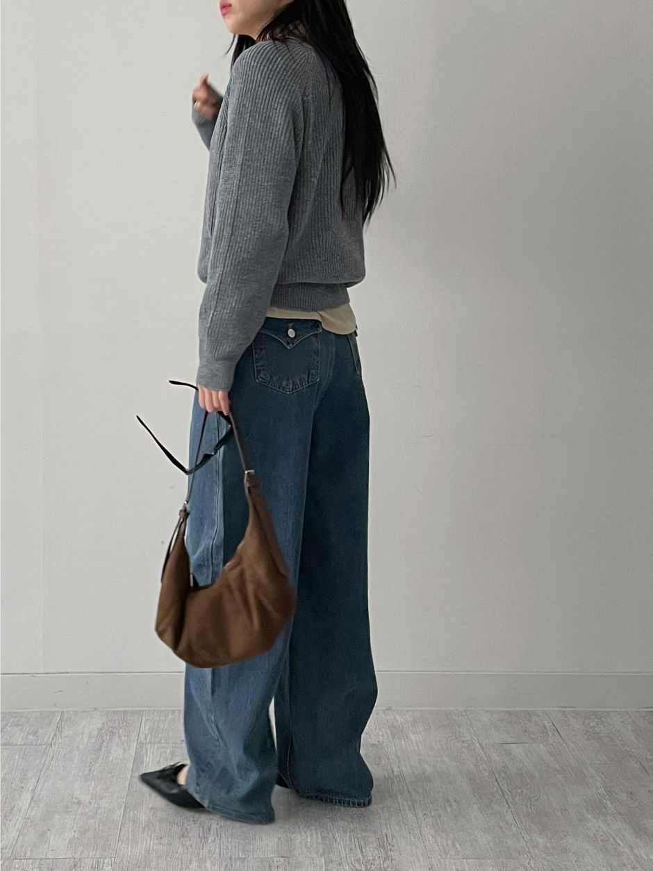 카디건 모델 착용 이미지-S4L30