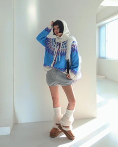 Argyle Cowichan Nordic Knitwear Cardigan