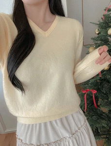 Prena Wool V Knitwear