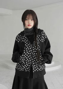 Chico Two-Way Star Hooded Zip-Up