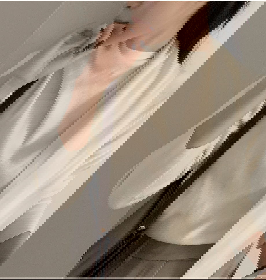 리리앤코 루시렌느 드레이프 머플러 니트