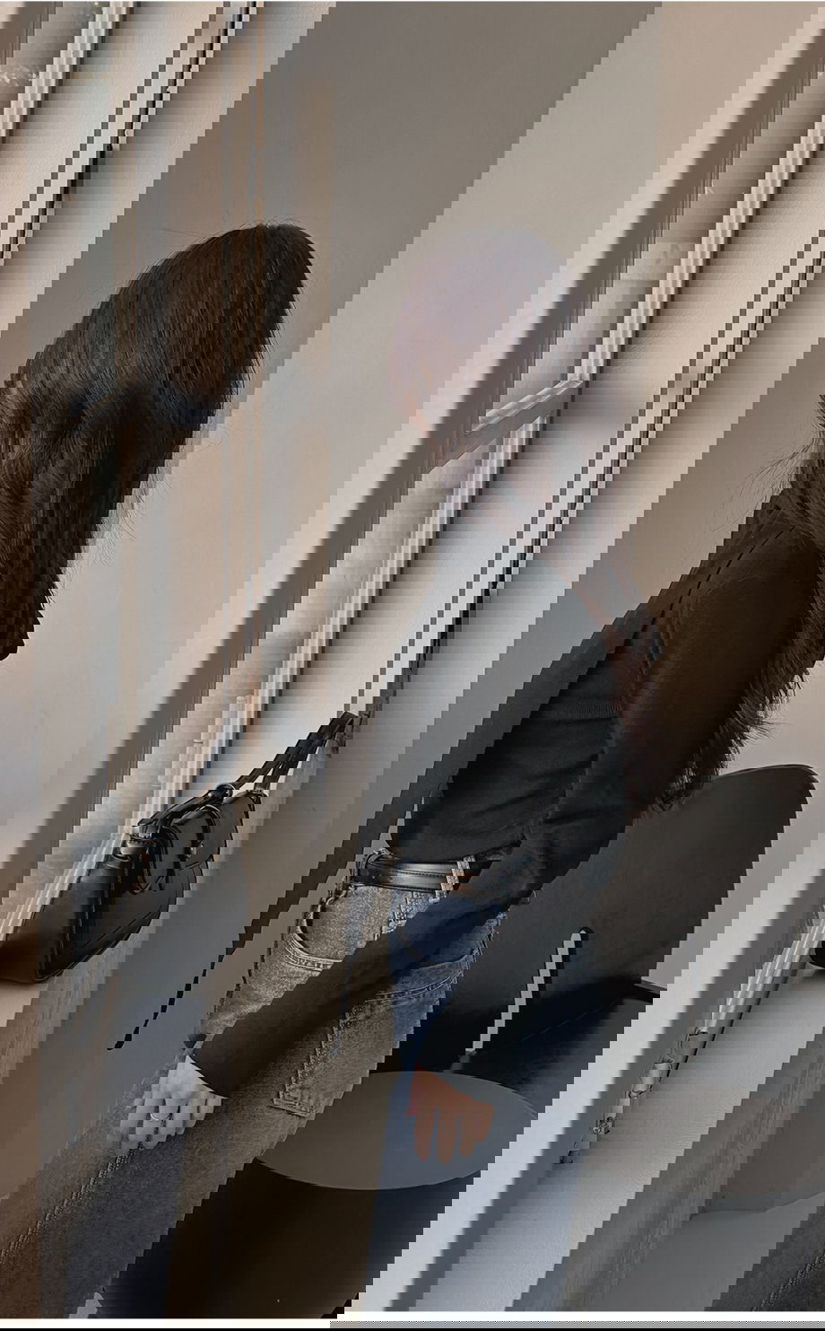 리리앤코 루시렌느 드레이프 머플러 니트