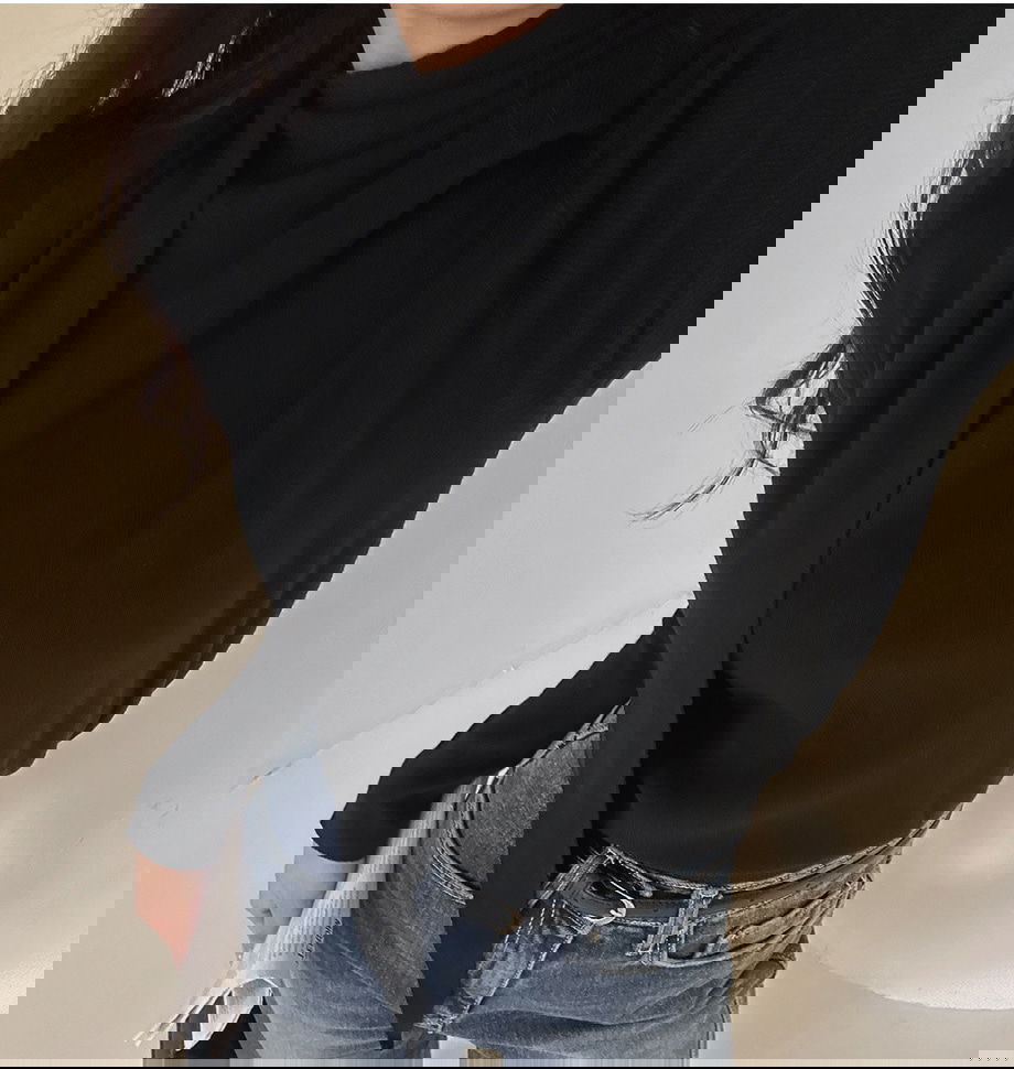 리리앤코 루시렌느 드레이프 머플러 니트