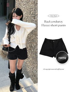 バエル・コーデュロイ裏起毛ショートパンツ