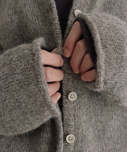 Benimal Wool V V-Neck Knitwear Cardigan