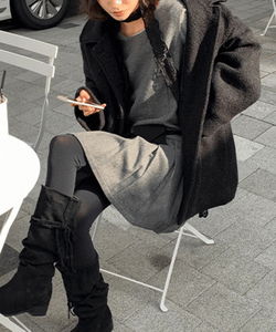 Candil Buckle Half Coat