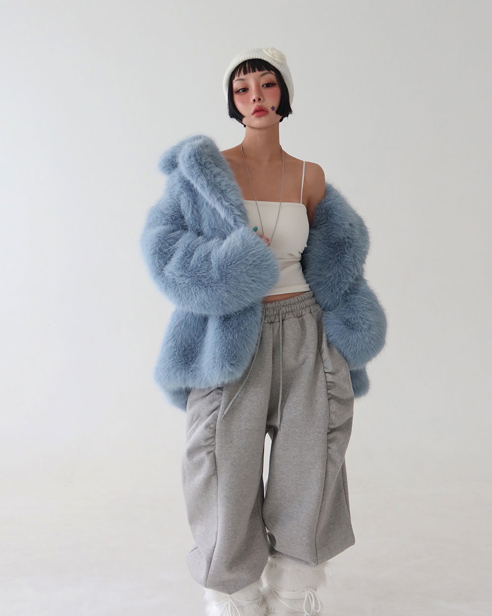 모자 모델 착용 이미지-S1L51