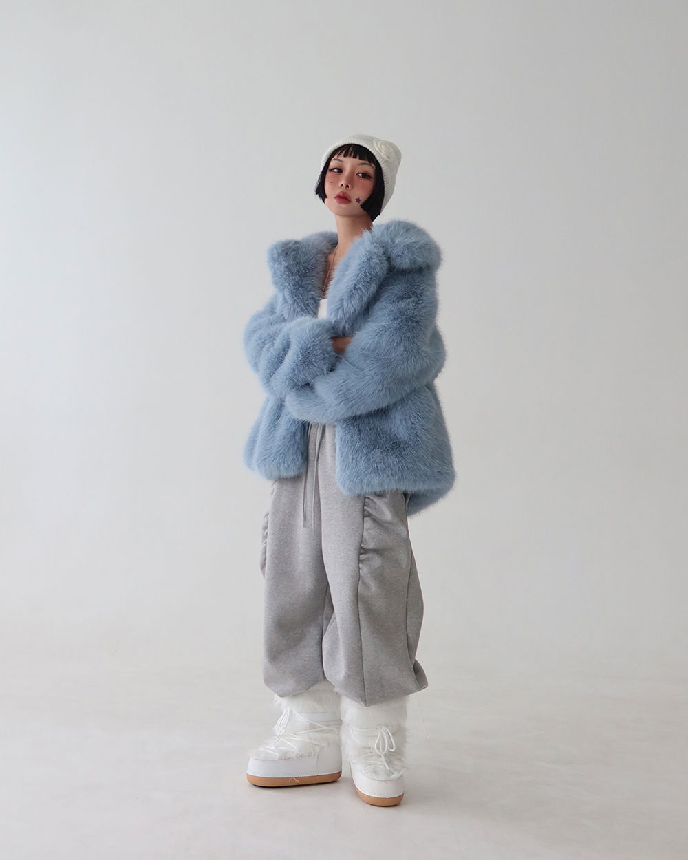 모자 모델 착용 이미지-S1L54