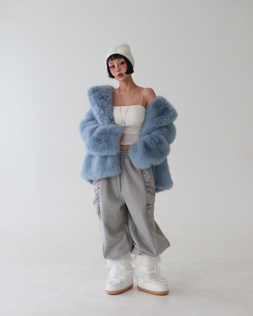 모자 모델 착용 이미지-S1L49