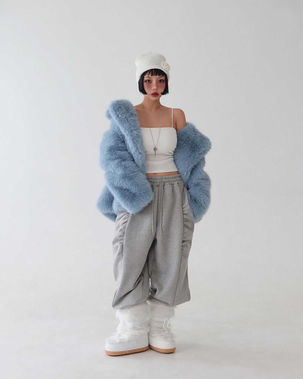 모자 모델 착용 이미지-S1L56