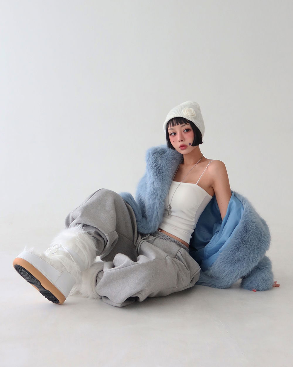 모자 모델 착용 이미지-S1L62