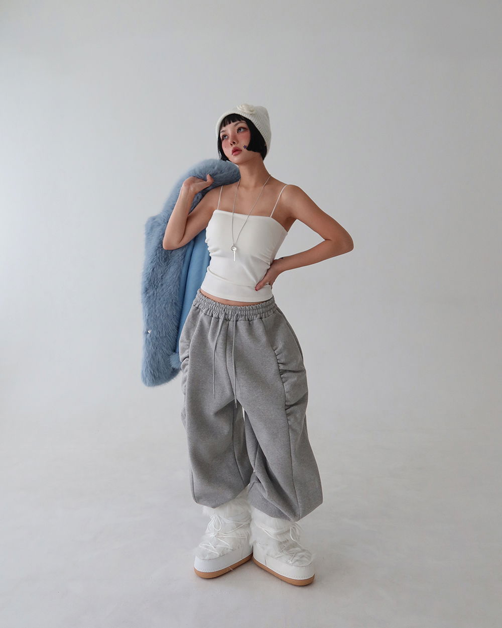 모자 모델 착용 이미지-S1L61