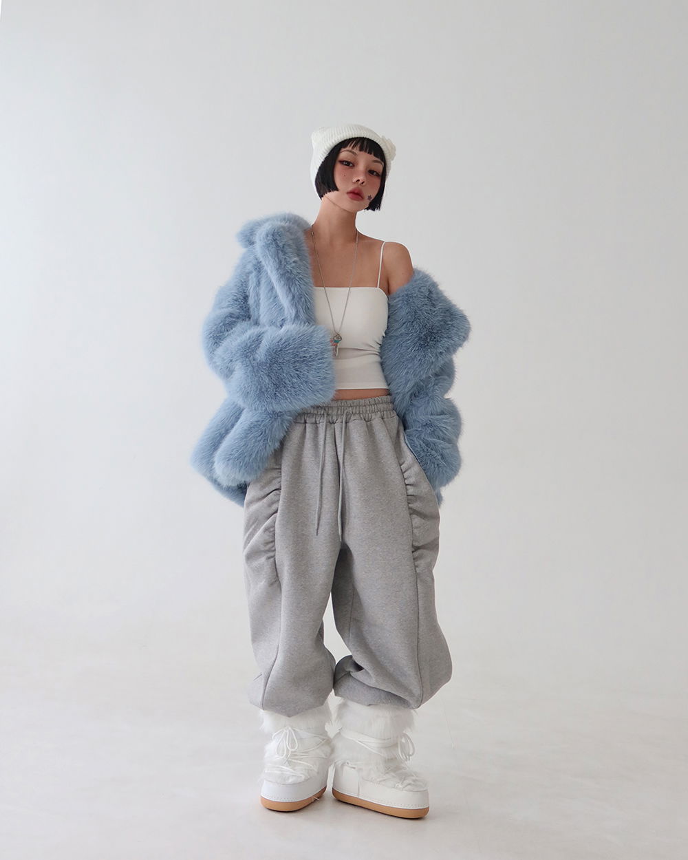 모자 모델 착용 이미지-S1L64