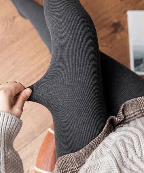 Montreux thermal tights, Ribbed fleece twill Fleece-lined , leggings