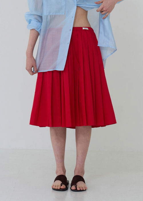 [MADE]이지 밴딩 플리츠 스커트 (3color)