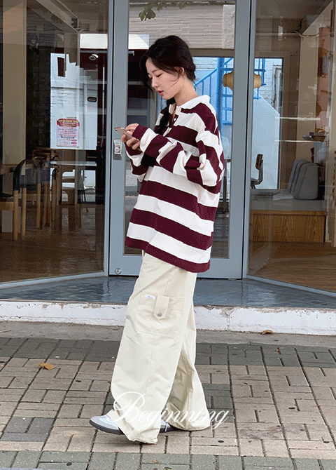 [MADE]아웃포켓 스트링 카고 팬츠