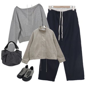 長褲,長袖上衣,球鞋/布鞋 코디