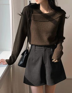 볼리타 언발 오프숄더 니트