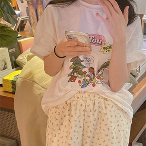 (1color) 트리 반팔 티셔츠 (낙낙한 핏감으로 편안하게 즐기기 좋아요)