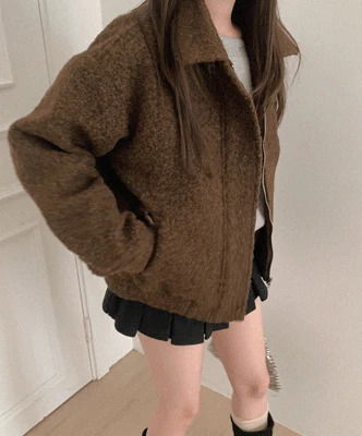 올거스 테리 하이넥 점퍼