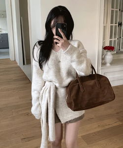 Shohen Wool 9% Knitwear Shawl Set - 5 Colors