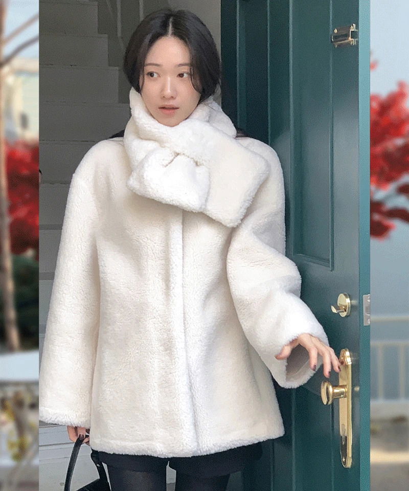 Fogny Fur Shearling 大衣