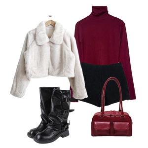 長袖Tシャツ,ブーツ,ショートパンツ 코디