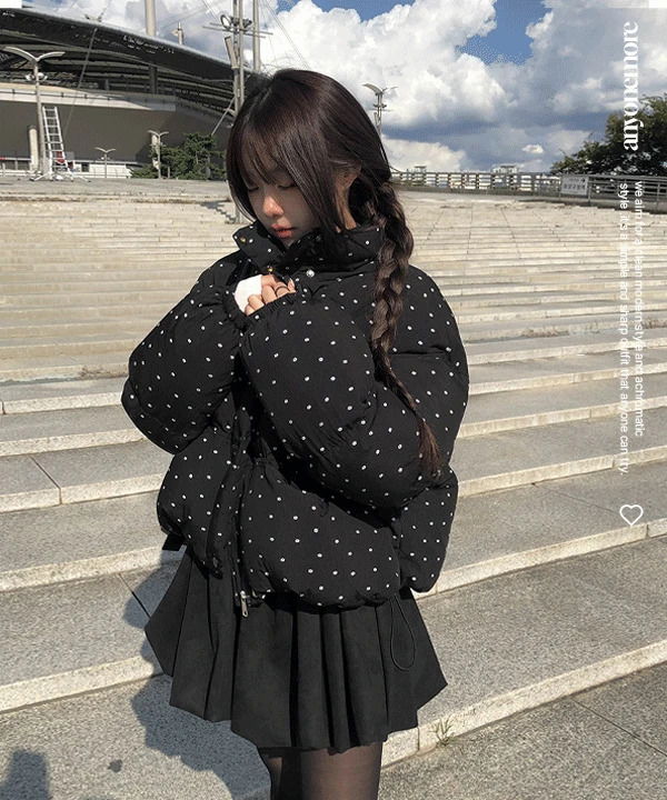 Grem Flower High Neck String Padding