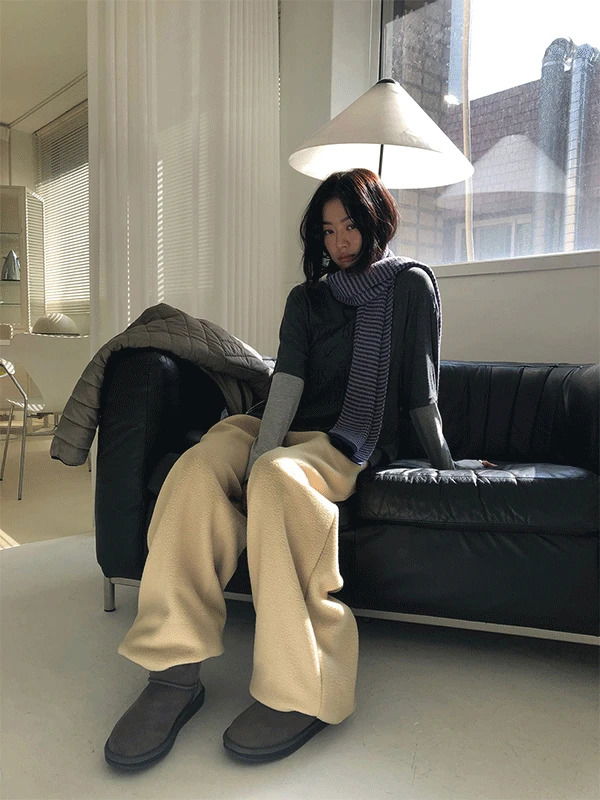 egg fleece 2way pants 長褲