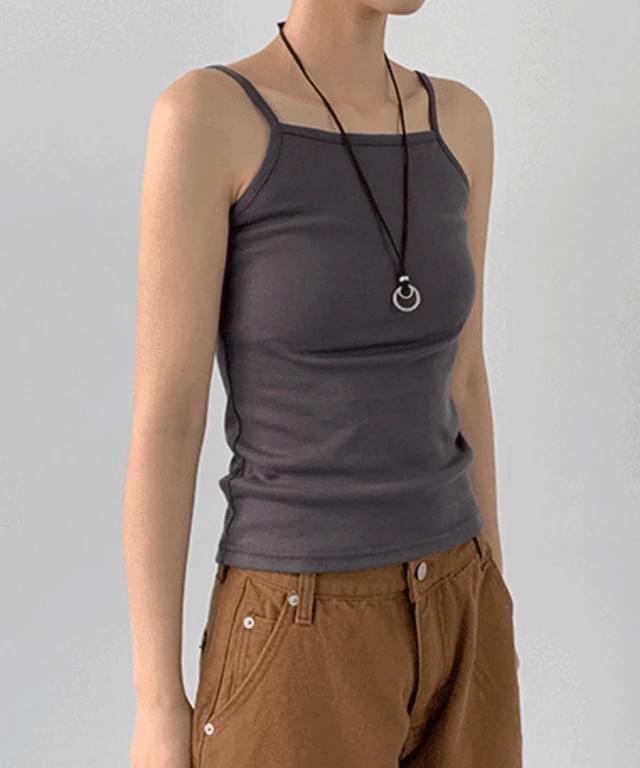 미르스 데일리 베이직 코튼 끈 나시