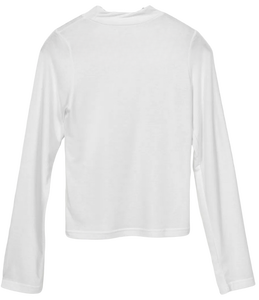 Fleece Half Polo Long Sleeve T-shirt TS074