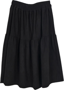 Brown Preppy Skirt SK021