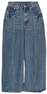 Washing Curved Cutting Denim DE065