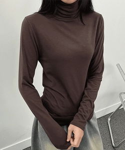 1+1 Venti Fleece-lined Turtleneck T-shirt