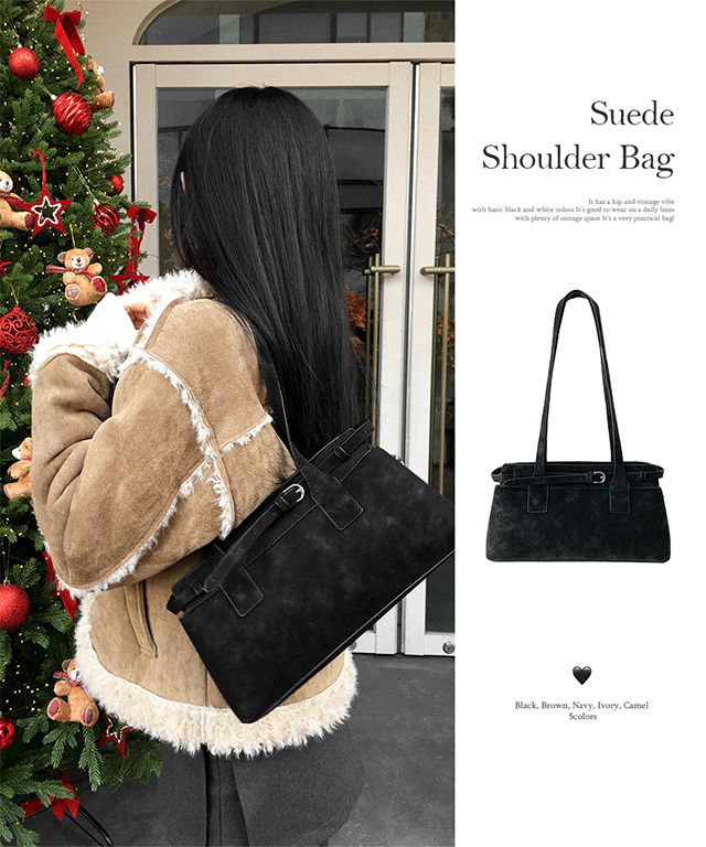 샌브 스웨이드 레더 가죽 바게트 버클 벨트 스퀘어 숄더백 가방 고퀄 보부상 베이직 데일리 캐주얼 코디아이템