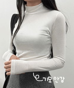 1+1 保暖高領緊身長袖上衣