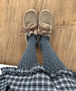 ネルアツイストパターンレギンス