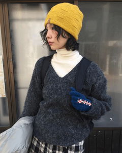 Winter Basic Fleece-lined Turtleneck T-shirt