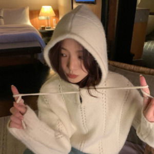 앤스 후드 니트