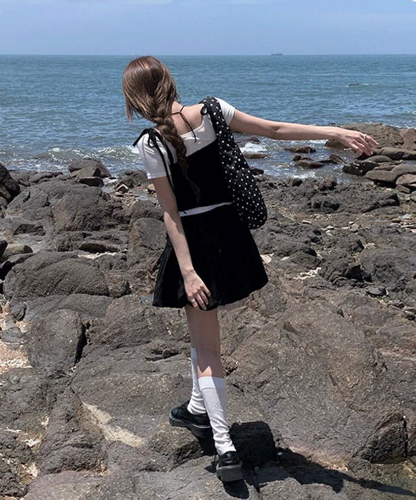 Kandi Bustier T-Shirt Short Sleeve Sleeveless Set