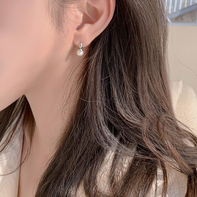 Yumi pearl earrings -2 color