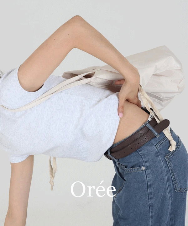 雙線圓領蓋袖短版T恤 3色