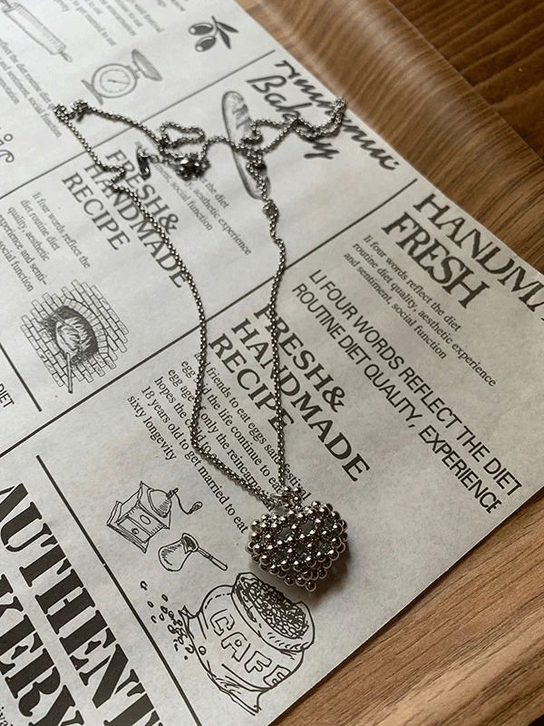 surgical heart necklace