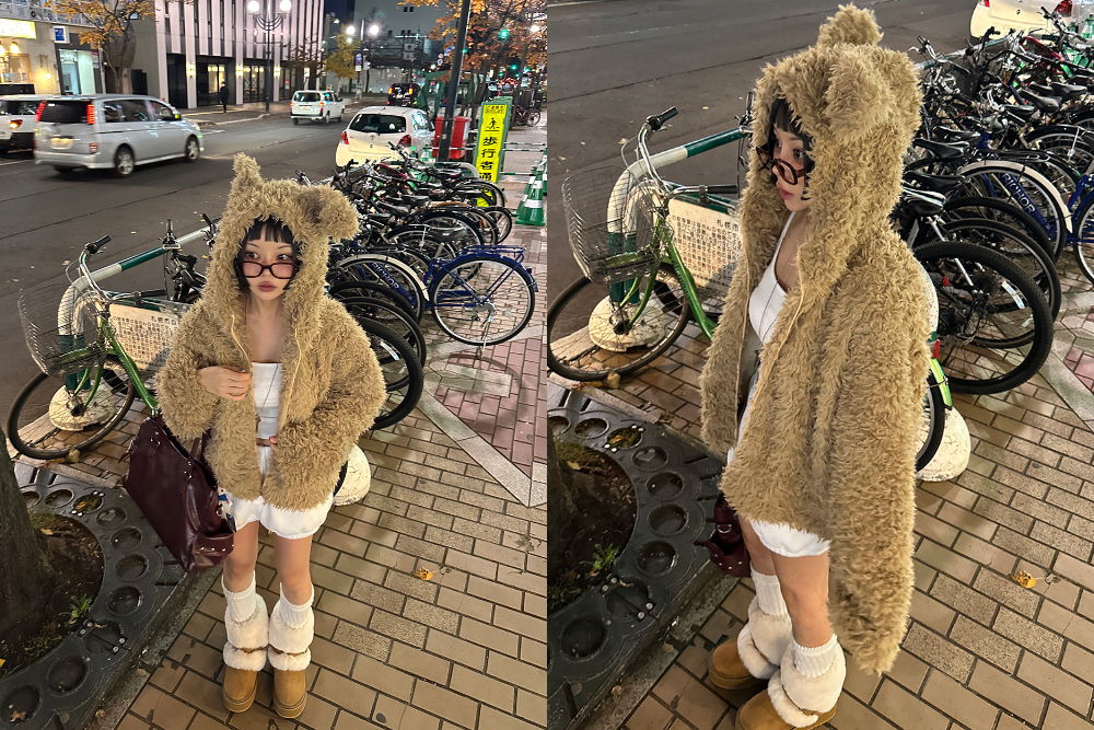 민소매 모델 착용 이미지-S1L170